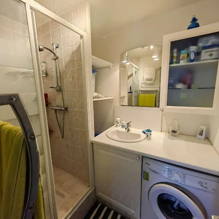 Charmant T2 Climatise Avec Terrasse, Piscine, Tennis Et Parking, Proche Plage Et Wi-fi Inclus - Fr-1-607-166 아파트 아그